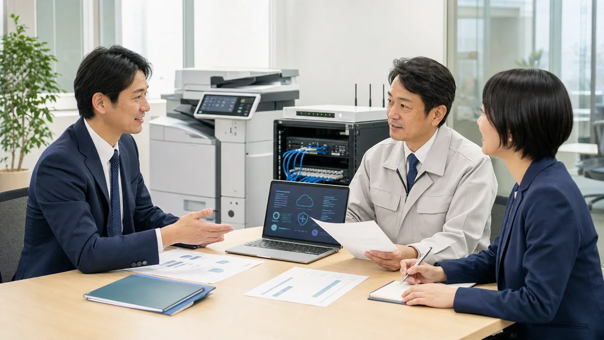 OA機器会社のIT/OAソリューション化はM&Aでどう評価されるか｜複合機販売会社のネットワーク・セキュリティ商材承継