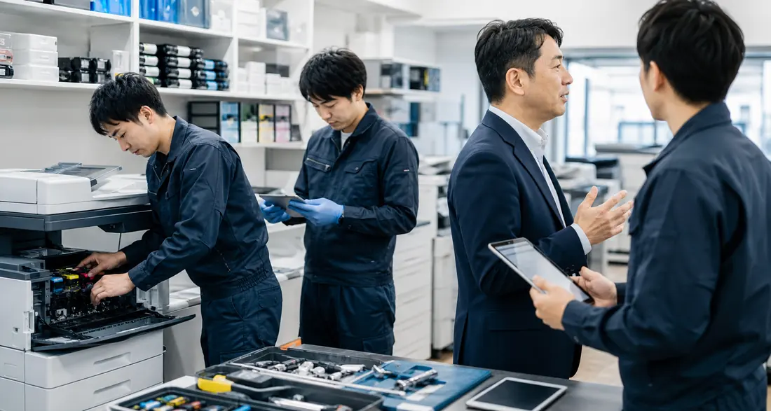 OA機器保守会社の現場と技術者
